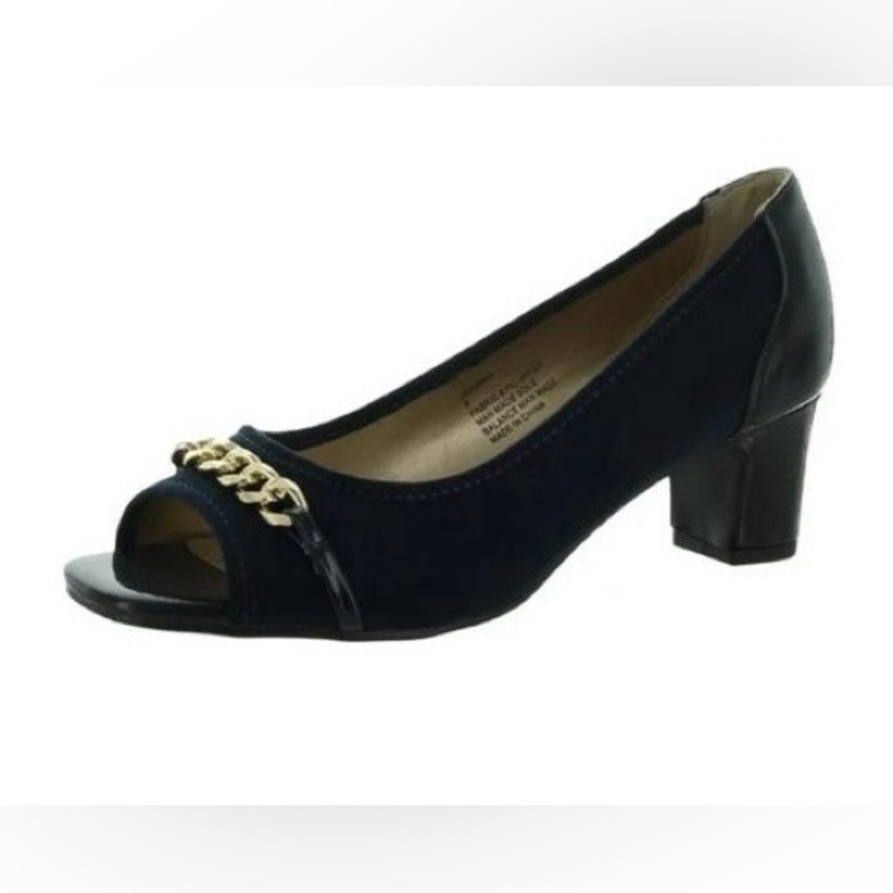 Karen Scott Womens Jerinna Dress Heels navy color Size 8.5m